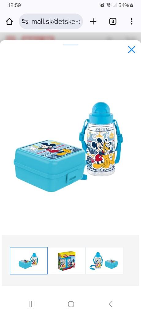 Desiatový box mickey mouse, 