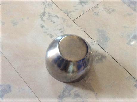 Sada chrómovaných misiek / 6 ks,