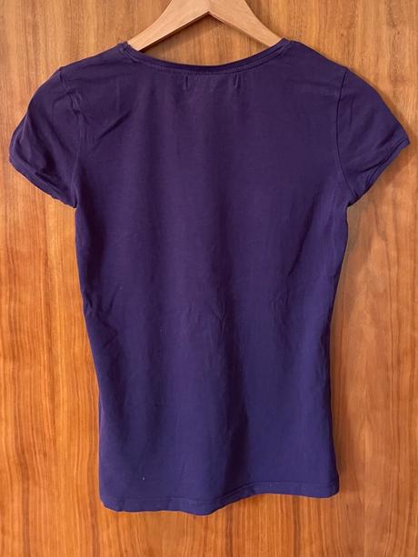 Reserved fialové tričko s potlačou parisian chic, reserved,s