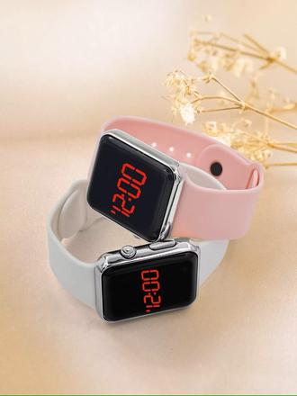 Dámske digitálne led hodinky posledné kusy,