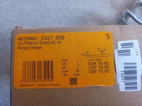 Trekingové sandále, jack wolfskin,38