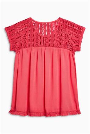 Blúzka s čipkou, next,l / m