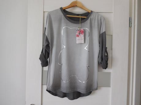 Tričko s dl. rukávom-s/m, padavý materiál, m