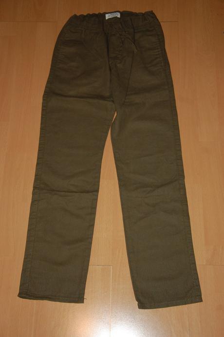 Bavlnené zelené nohavice, lindex,152