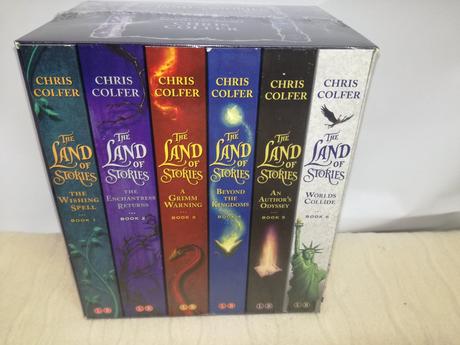 Chris colfer the land of stories set x6, 