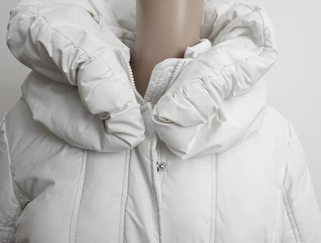 Dlhá prešívaná bunda s opaskom, xl