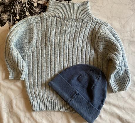 Pletený sveter zn. basic one originál v. 98, 98