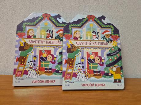 Knihy adventny kalendár vianočná dedinka, 