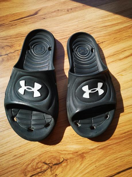 Detské šľapky, under armour,34
