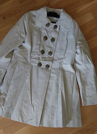 Béžový "áčkový" jarný trečkot zn. dunnes, xl