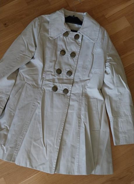 Béžový "áčkový" jarný trečkot zn. dunnes, xl