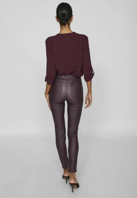 Kožené elastické nohavice vila 1x oblečené, s