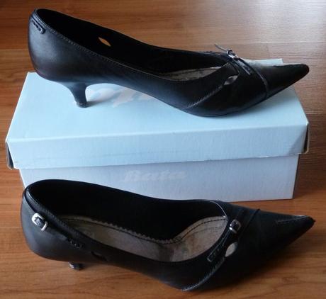 Neponosené lodičky na nízkom podpätku, baťa,37