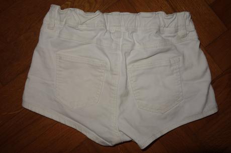 Vyšívané rifľové šortky, h&m,140