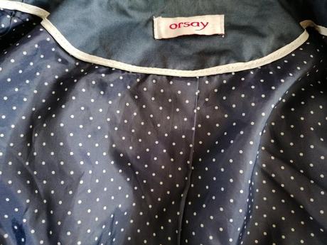 Trenčkot, prechodný kabat xs, 34, 158/164, orsay,xs