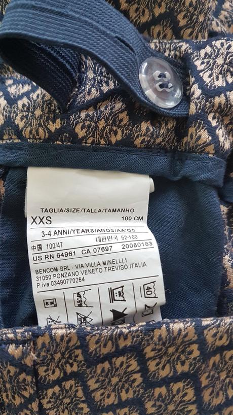 Nohavice benetton, benetton,98