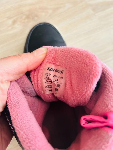 Dievčenské čižmy značky sprandi, pc 35 eur, sprandi,34