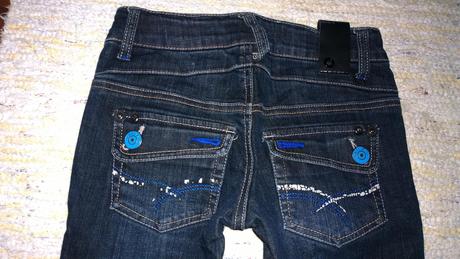 Dievčenské slim jeans, 134