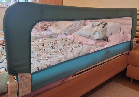Detská zábrana na posteľ monna-150 cm-super stav, šírka (cm): 40,dĺžka (cm): 150