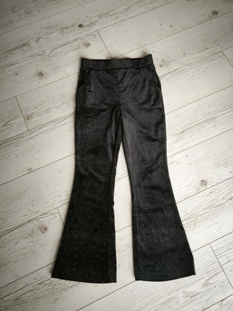 Zamatové nohavice s trblietkami, reserved,140