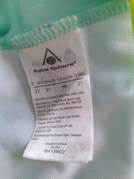 Plavky aqua sphere uv 50, 98