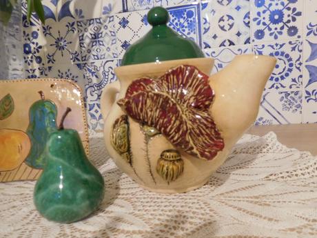 Do zelena dekorácia kuchyňe mažiar,hruška mramor,