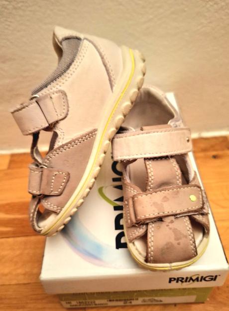 Kožené sandále nosené ako papuče primigi, primigi,24