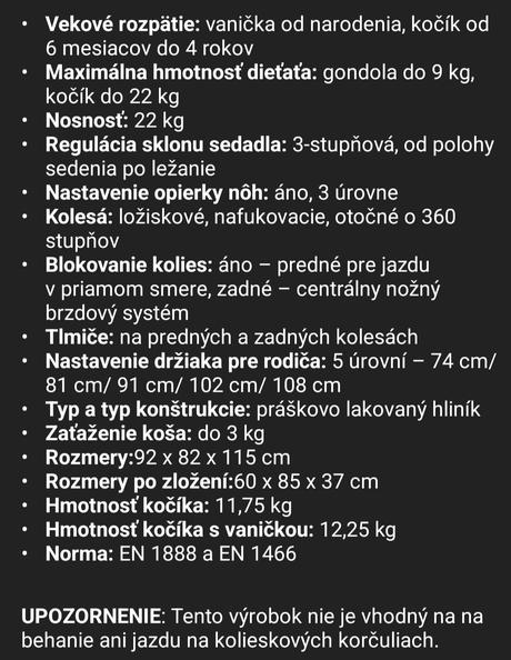 Kočík 3v1 lionelo bianka čierny onyx, lionelo,lionelo bianka