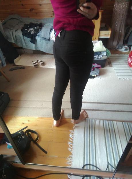 Tmave skinny rifle, gate,34