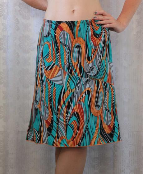 Pestrofarebná letná sukňa veľ. 46-48, 48
