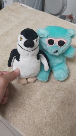 Hračky plyšové 2ks, 