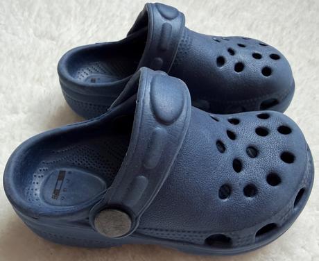 Eu19/20 crocsy kroksy modre detske, 19