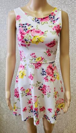 Letné kvetované šaty, h&m,s