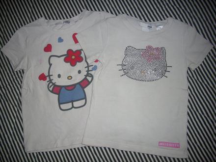 Tričká hello kitty, h&m,104