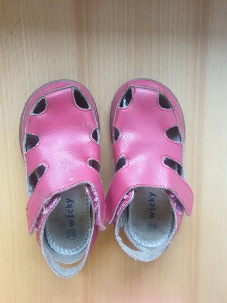 Kozene sandaliky wicky+ 1x papucky velkost 28, 28