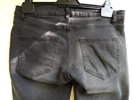 Čierne skinny rifle s bočnými zipsami, gate,36