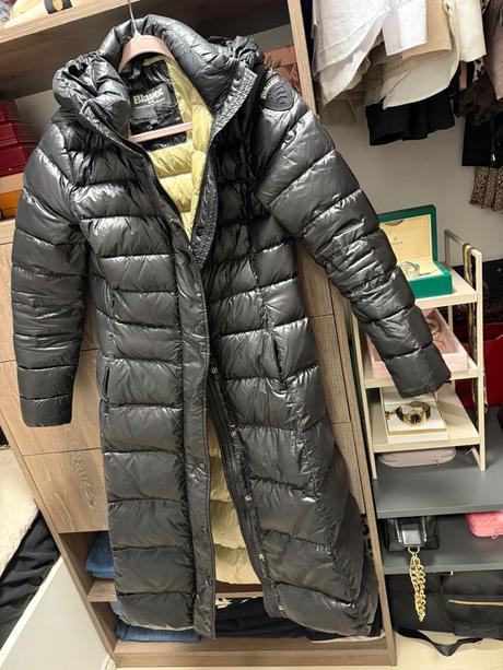 Blauer zimná bunda s, s