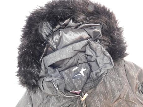 Kvalitna zimna perova predlzena bunda/kabat, 38