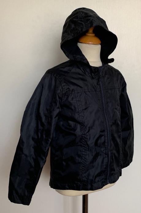 M&s čierna vetrovka s kapucňou (indigo), marks & spencer,116