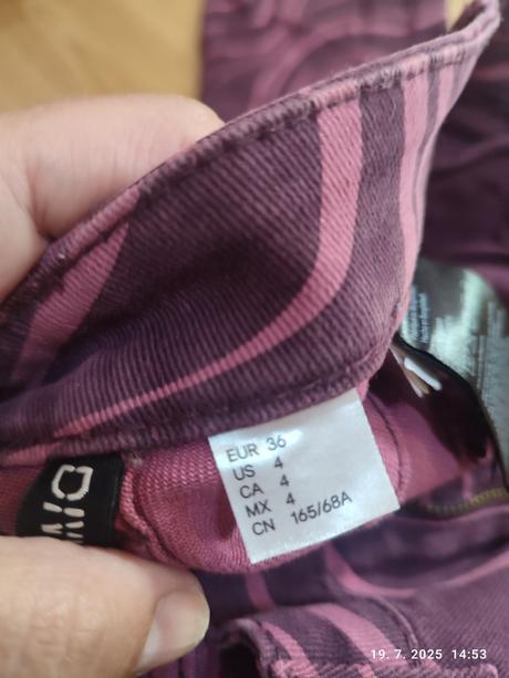 2 x nohavice, h&m,36