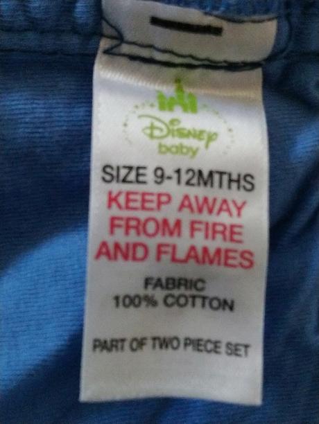 Chlapčenské pásikavé modro biele nohavice, disney, disney,74