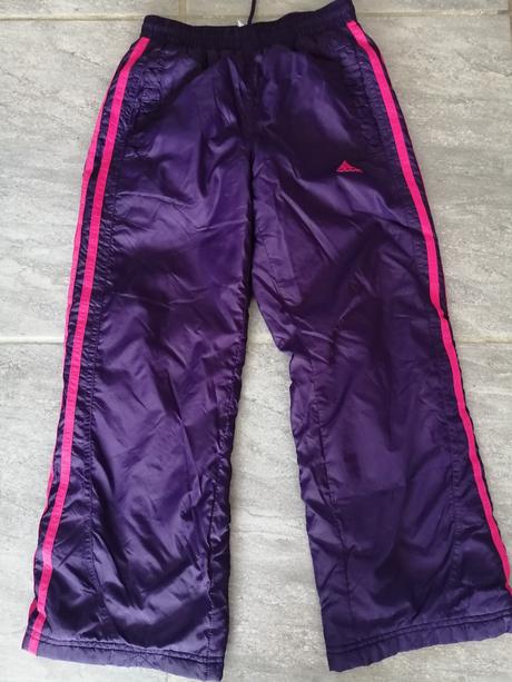 Dievč. tepláky adidas v128 zateplené climaproof, adidas,128