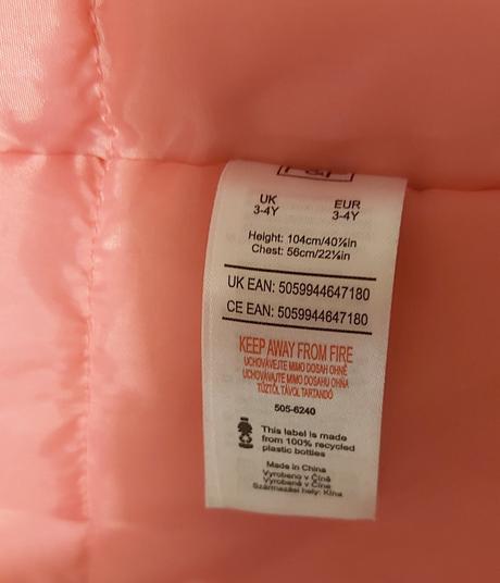 Zimná bunda kvetinková 104, f&f,104