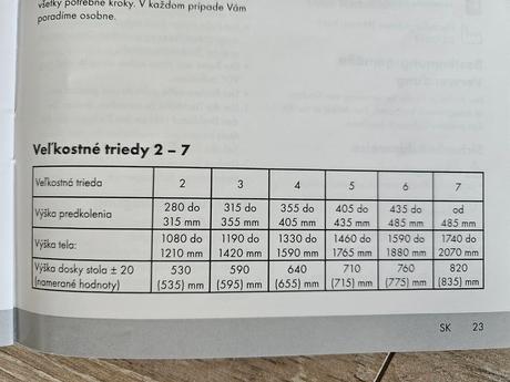 Detský výškovo nastaviteľný písací stôl,
