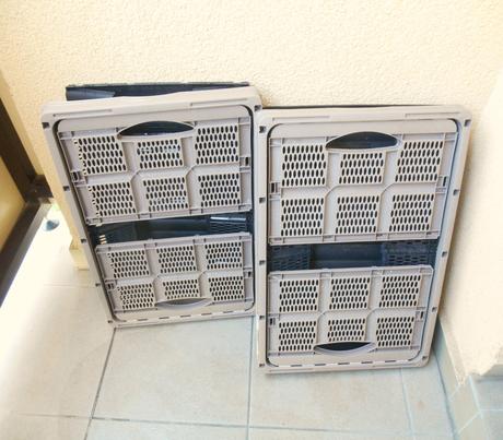 Skladacie plastové prepravky 32l, 