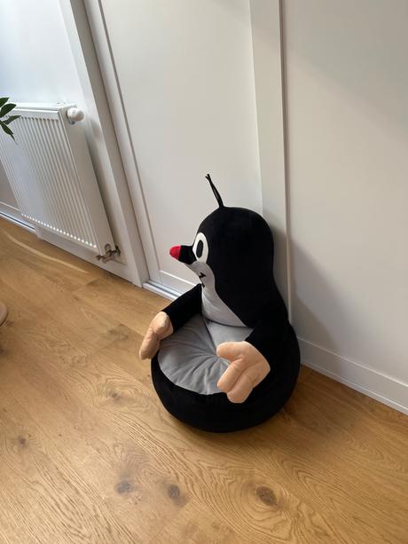 Krtek plyšove sedadlo,