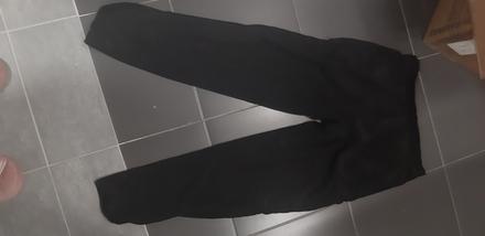 Leskle akoby satenove nohavice hm s vreckami, h&m,m