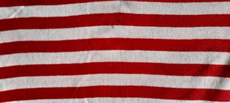 Tričko - červeno- biele pásikmi - veľ. s, s