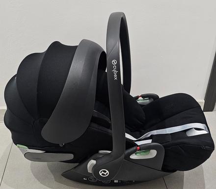 Vajíčko cybex cloud t i-size 45-87 cm black, cybex