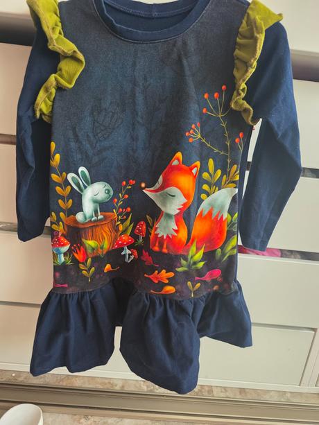 Šaty s líškou 116, 116